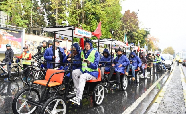 Hançerli ‘Barikatsız bir dünya’ya pedal çevirdi