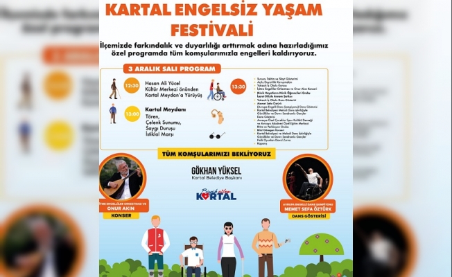 Kartal’da engelsiz yaşam festivali