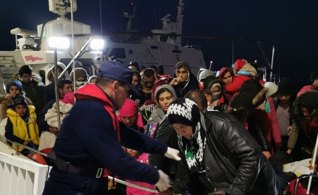 Kuşadası'nda 40 kaçak göçmen yakalandı