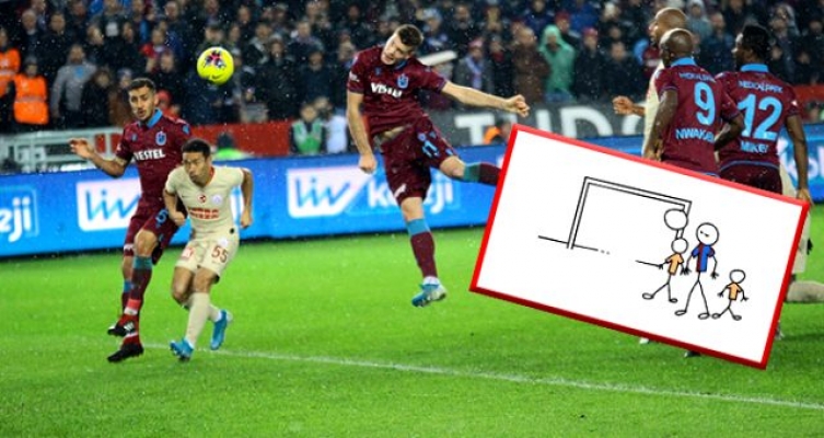 Trabzonspor’dan futbol dersi: Ayşe bu gol