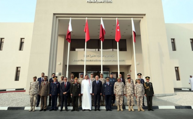 Katar-Türk Birleşik Müşterek Kuvvet Komutanlığı Karargahı açıldı