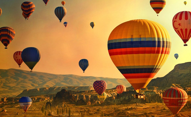 Balon keyfi kötü bitti! Çok sayıda yaralı var...