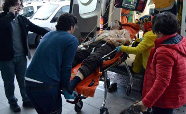 Markette sıra bekleme kavgası