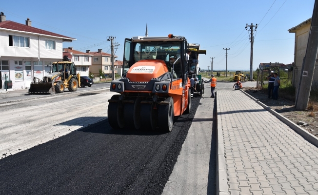 Ergene’de 66 bin metrekare yol