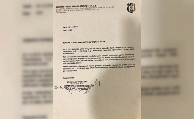 Beşiktaş'tan olaylı derbi sonrası ilk adım