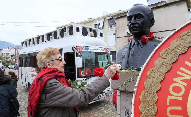 İsmet İnönü Edremit'te anıldı