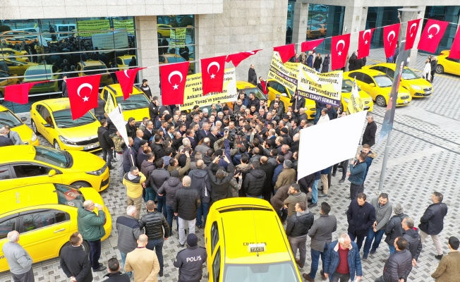 Taksici esnafından Yavaş’a destek