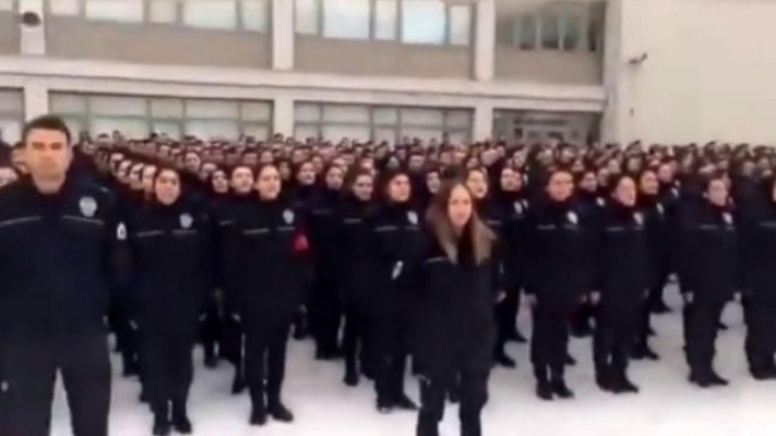 Polis Akademisi'ndeki intikam yemini görüntüsüne Emniyetten açıklama