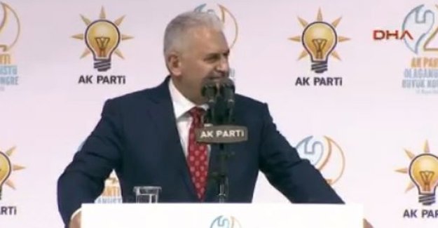 Binali Yıldırım'dan 'teşekkür' konuşması