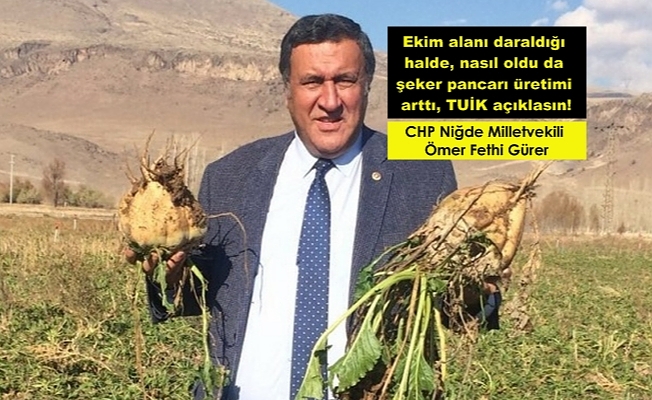 CHP Milletvekili Gürer: ‘Plansızlık Ak Parti’nin tarım politikası oldu’