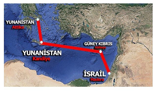 İsrail, Yunanistan ve Güney Kıbrıs Türkiye'ye karşı birleşti