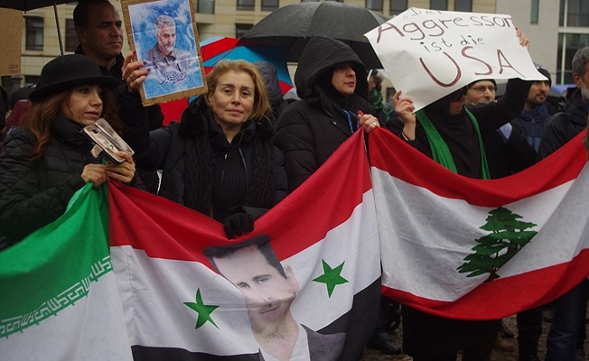 Berlin’de Kasım Süleymani için anma töreni