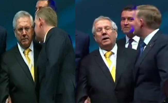 Aziz Yıldırım o kişiyle el sıkışmadı