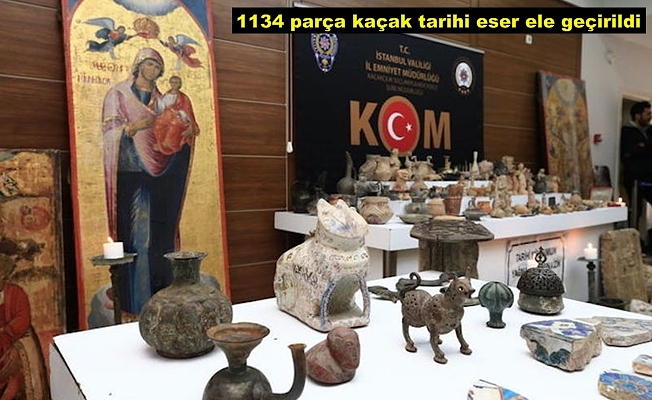 İstanbul’da müze dolduracak kaçak tarihi eser bulundu