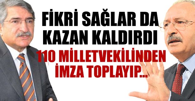 CHP'li Fikri Sağlar: 110 imza toplayıp derhal AYM'e gitmeliyiz