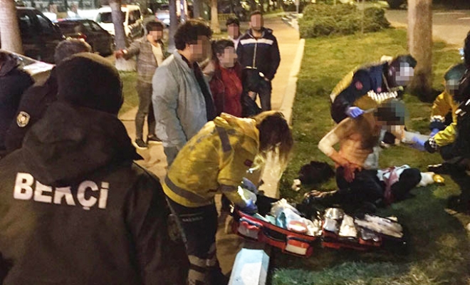 Ne bakıyorsun dedi: 3 yaralı