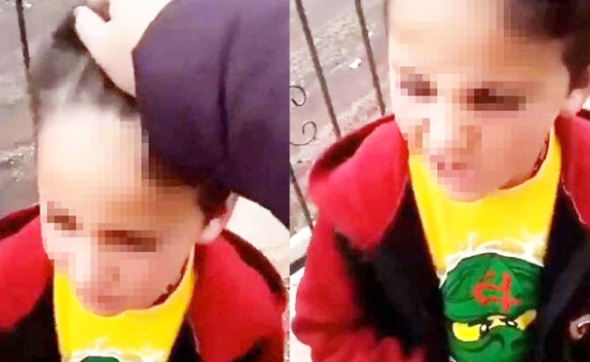 Küçük çocuğa şiddet uyguladı açığa alındı