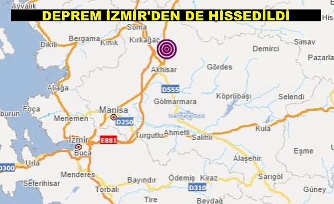 Manisa Kırkağaç'ta korkutan deprem
