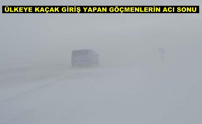 Van'da 13 kaçak göçmen donarak öldü