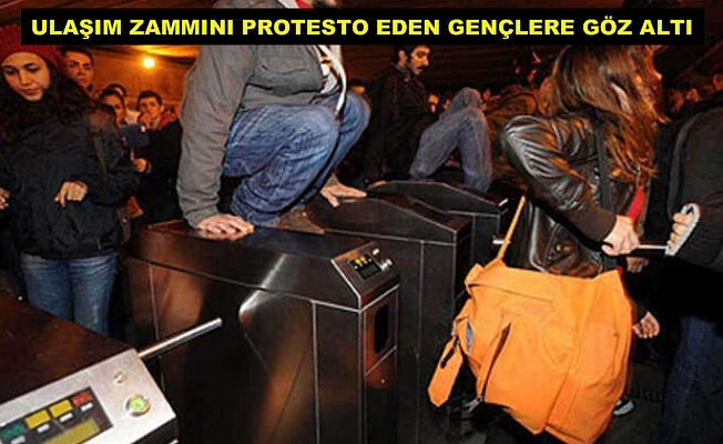 Ulaşım zammını protestoya gözaltı