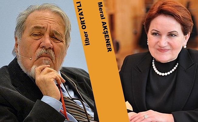 Meral Akşener ve İlber Ortaylı aynı sahnede
