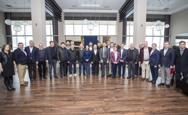İzmir'in başkanları Menderes’te toplandı