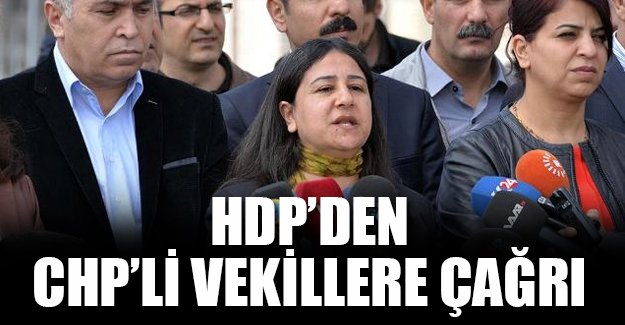 HDP'den CHP'li milletvekillerine çağrı: İmza verin