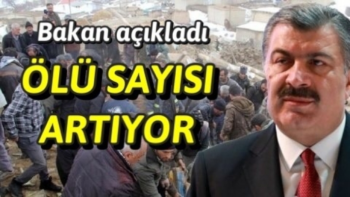 Sağlık Bakanı Fahrettin Koca, Van Başkale'de ölü ve yaralı sayısını açıkladı