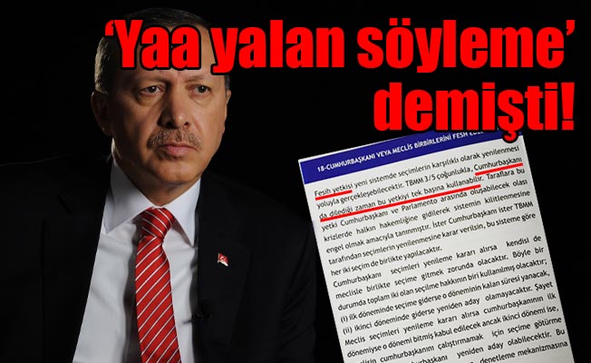 'YOK' dediği madde, AKP'nin kitapçığında