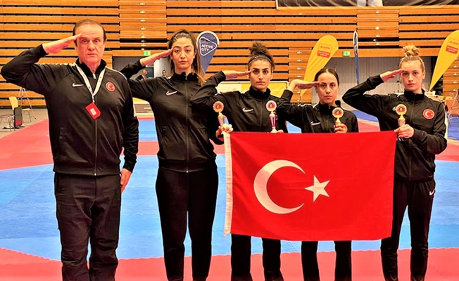 Milli tekvandocular Almanya'da 4 madalya kazandı