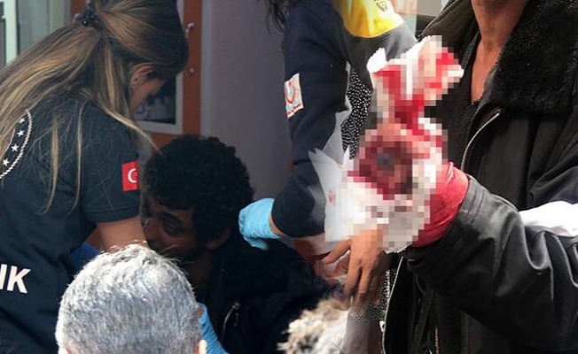 Arapça küfür etti, dayağı yedi