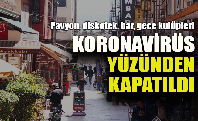Eğlence yerlerine virüs önlemi!