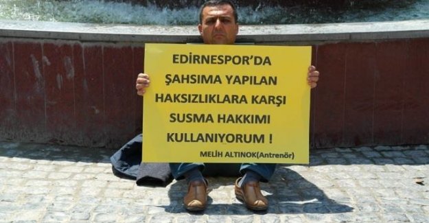 Teknik adam maaşını alamadı, oturma eylemi yaptı!