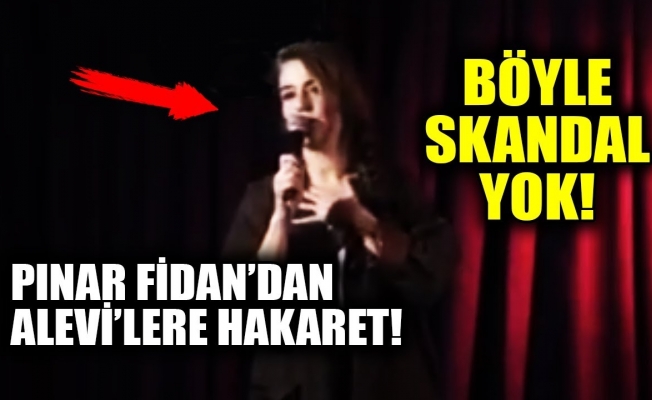 Kadın komedyenden Alevilere hakaret