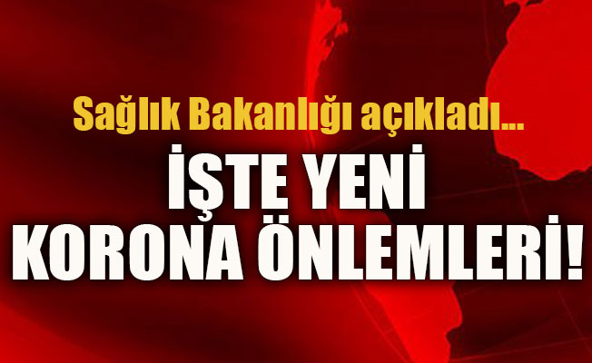 Sağlık Bakanlığı'ndan pandemi genelgesi!