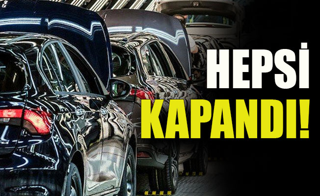 Tofaş üretimi durdurdu