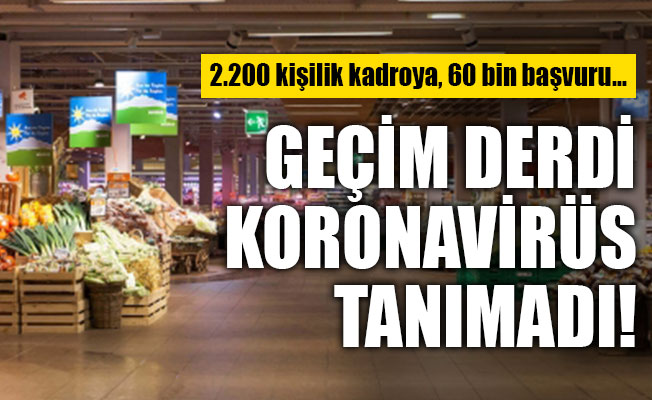 Geçim derdi koronavirüs dinlemedi!