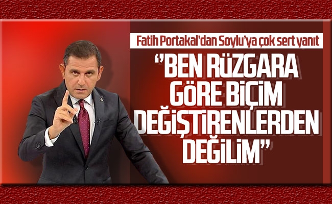 Fatih Portakal: Ben rüzgara göre biçim değiştirenlerden değilim