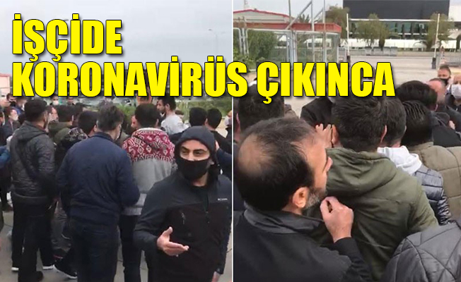İzmir'de fabrikada 'koronavirüs' arbedesi