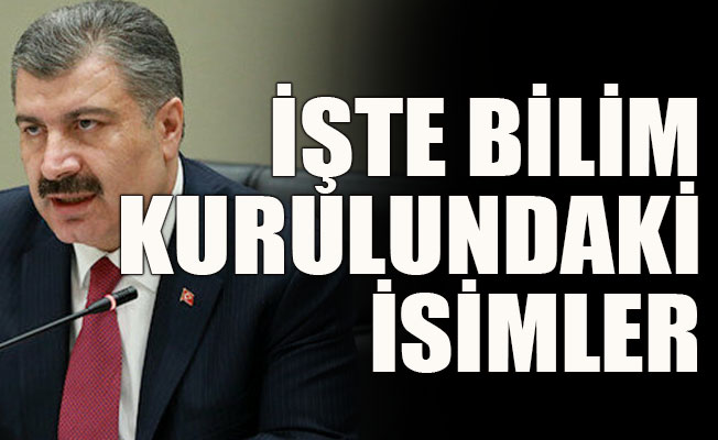 İkinci ‘bilim kurulu’ndaki 7 isim belli oldu
