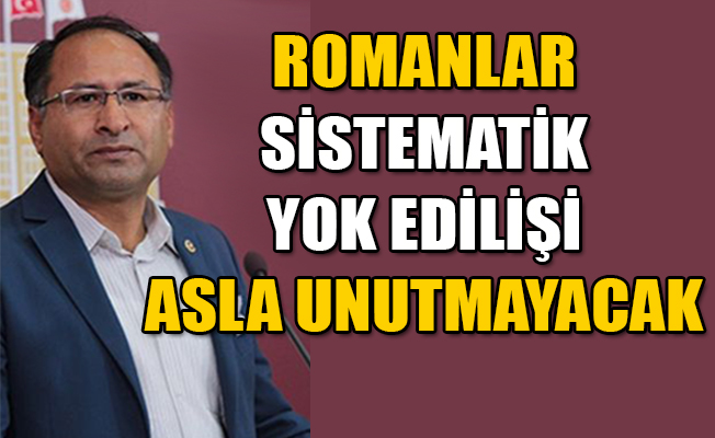 CHP'li Purçu: 8 Nisan Dünya Romanlar Günü resmiyet kazanmalı
