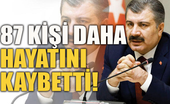 Türkiye'de koronavirüsten can kaybı 812