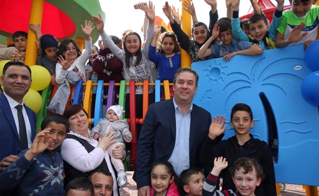 Buca'da miting gibi açılış