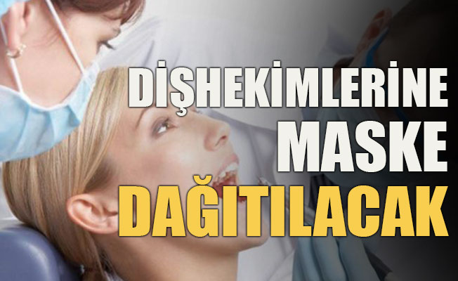 Dişhekimlerine maske