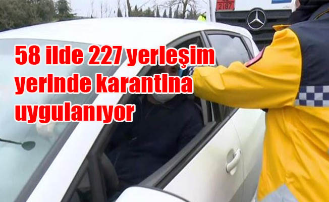 İşiçleri Bakanlığı O illerde karantina tedbirlerinin uygulandığını açıkladı