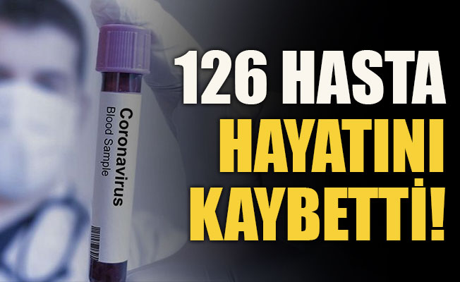Türkiye'de 126 hasta hayatını kaybetti