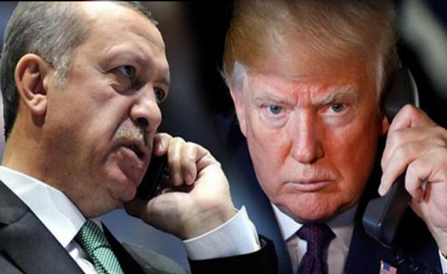 Erdoğan ve Trump telefonda görüştü
