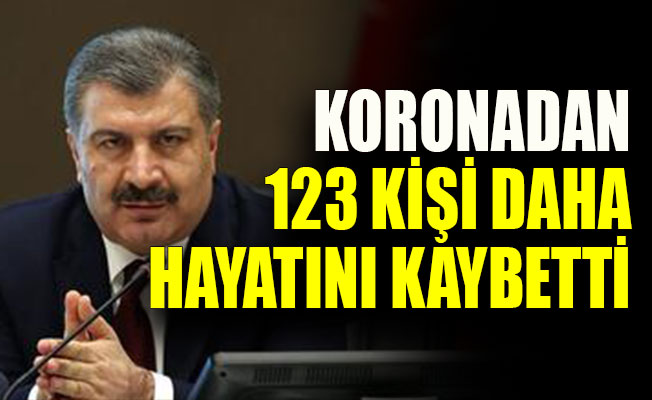 Türkiye'de bugün can kaybı 123