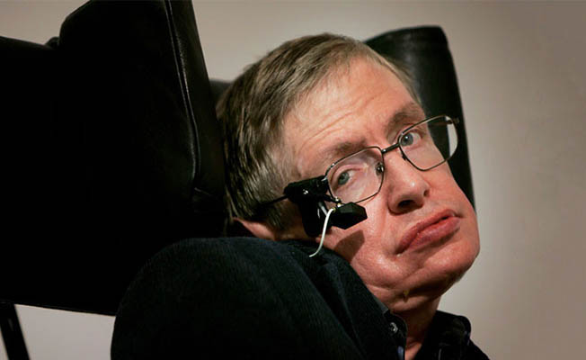 Hawking'in solunum cihazı hastaneye bağışlandı