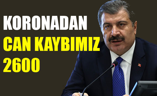 Koronavirüsten can kaybı 2600 oldu